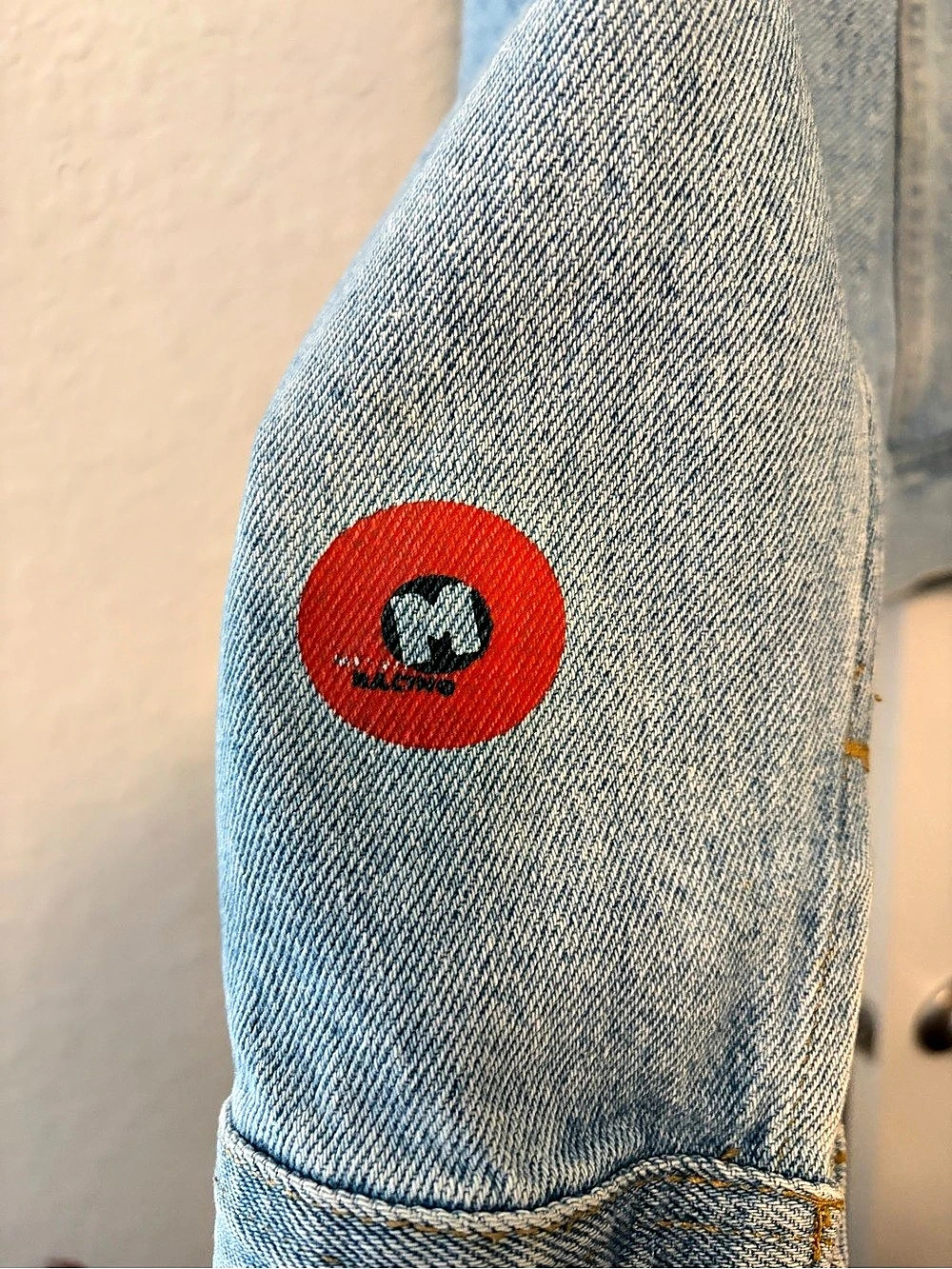 Vintage Lee Riders Metro Racing Denim Jacket - Picture 6 of 7